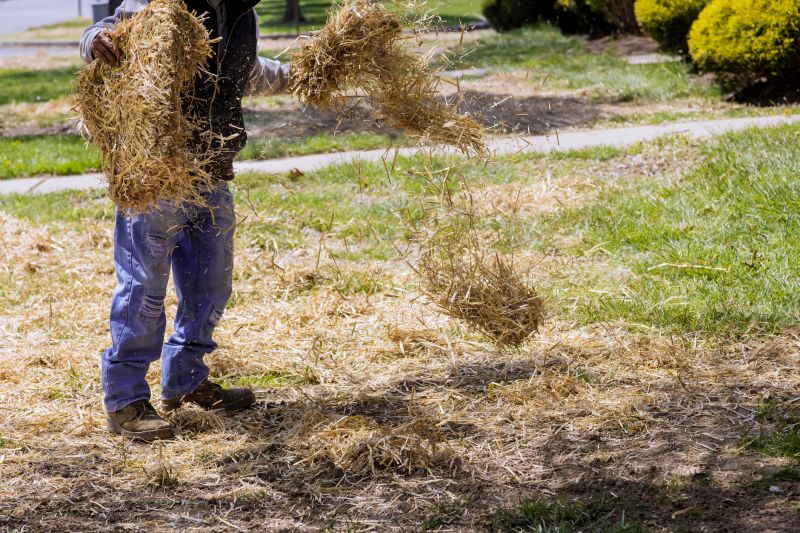 Products For Pine Straw Installations in use